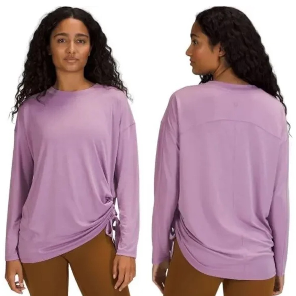 lululemon athletica Purple Long Sleeve Top